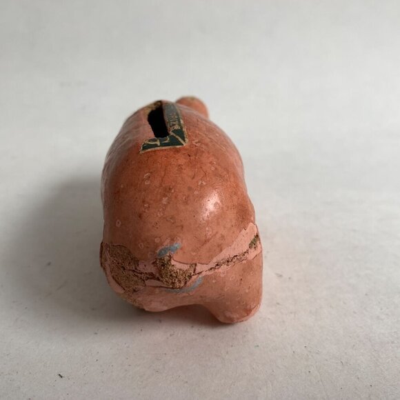 Vintage Pig Tiny Small Piggy Bank - Picture 2 of 6